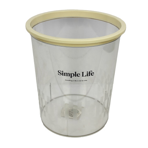 Корзина пластиковая для мусора 8 л 27 см круглая микс HL-2283 Baizheng