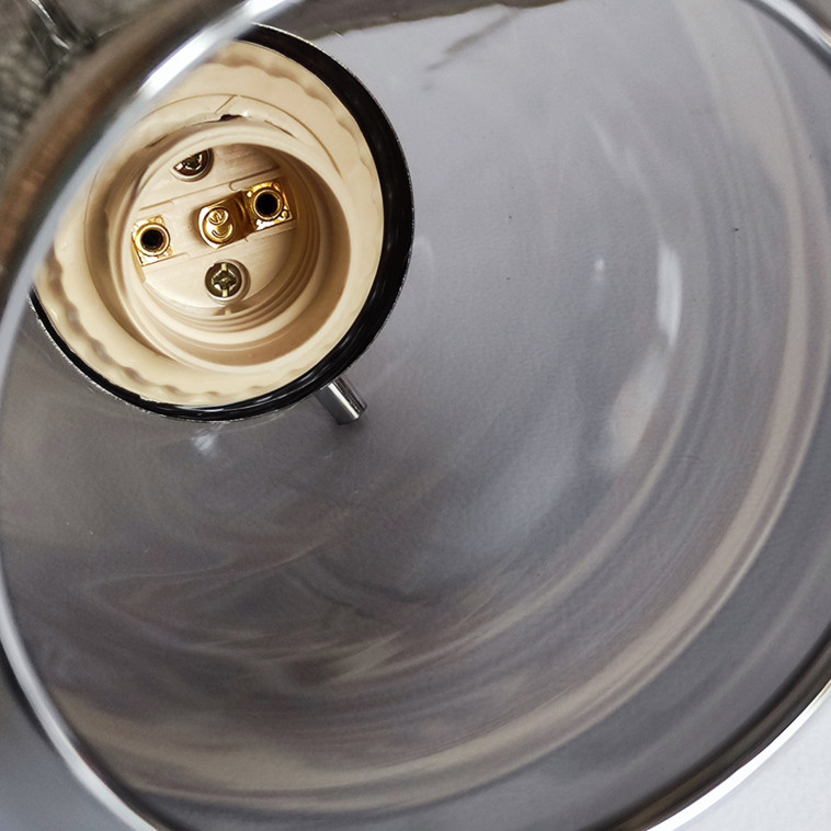 Рисунок Люстра 5 плафонов 59*26 см E27 60Вт 20м2 плафон стекло хром Baizheng