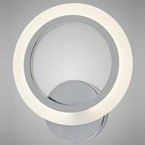 Бра светодиодный 1 плафон 19*23*8 см 18 Вт 600 LM 5м2 3 цвета хром Baizheng