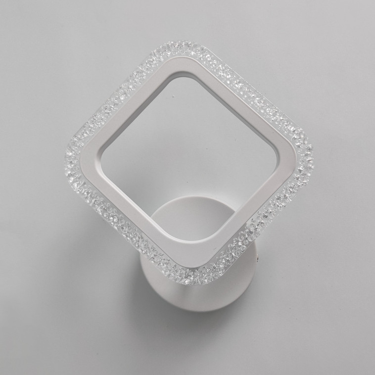 Фото Бра светодиодный 1 плафон 24,8*27,8*8 см 20 Вт 670 LM 5м2 акрил 3 цвета бел Baizheng