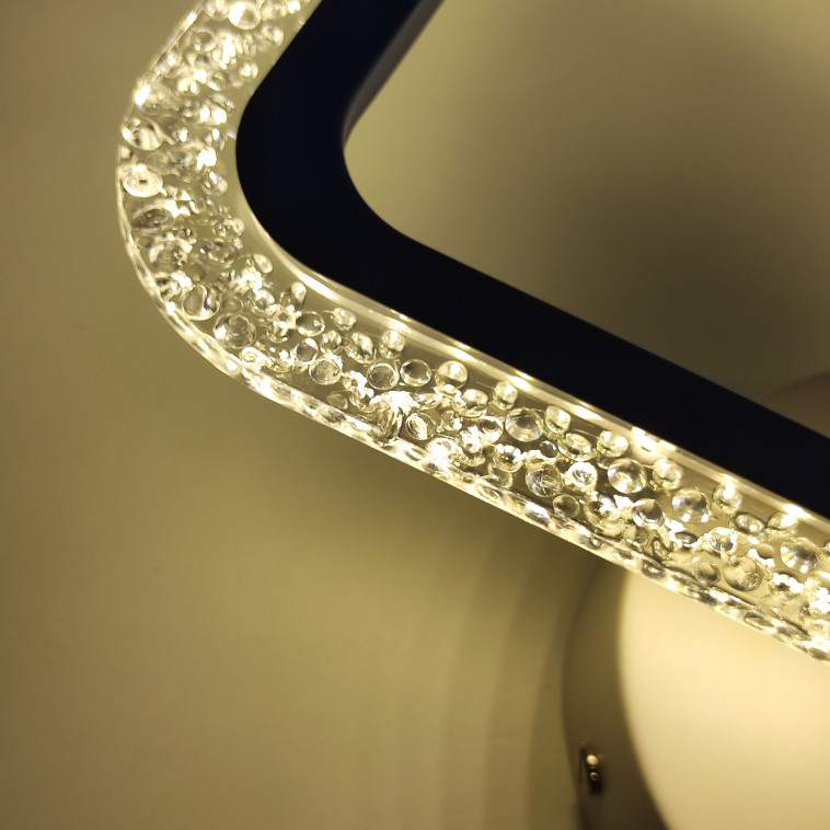 Фото №1 Бра светодиодный 1 плафон 24,8*27,8*8 см 20 Вт 670 LM 5м2 акрил 3 цвета бел Baizheng