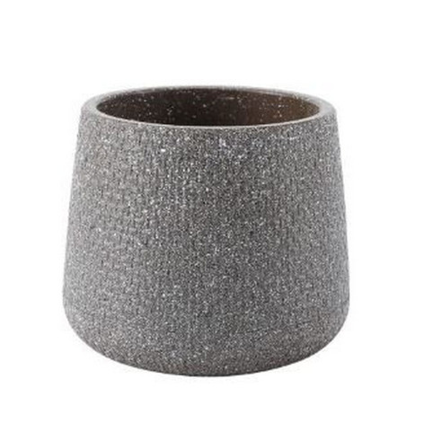 Горшок пластиковый 1,5 л 17*17*20 см серый BZ-P221 Baizheng