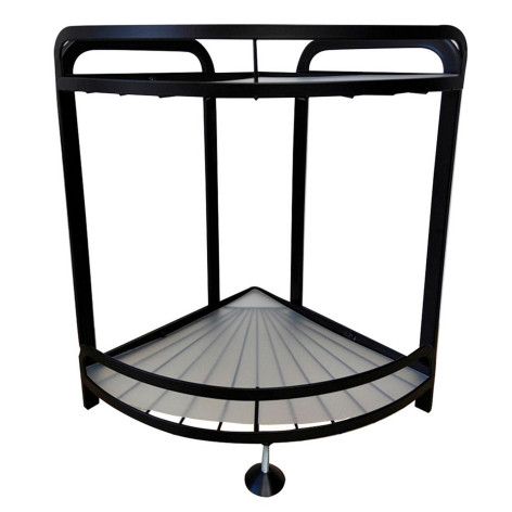 Полка металлическая для ванной 2-х ярусная угловая 32х24х35 см BD-HP467 Baizheng