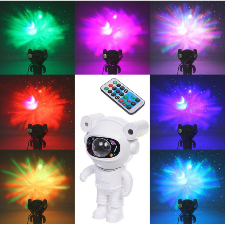 Диско шар светодиодный 20*11,5*10 см Bluetooth USB Лазер Космонавтика Серпантин