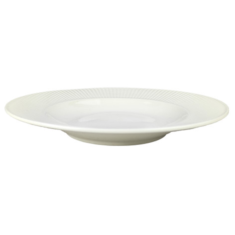 Тарелка фарфоровая суповая  22,5 см 300 мл белый Royal Коралл