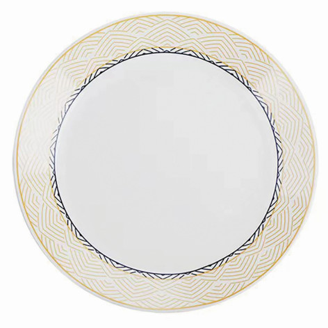 Тарелка стеклокерамическая обеденная 26,5 см Abrice Коралл