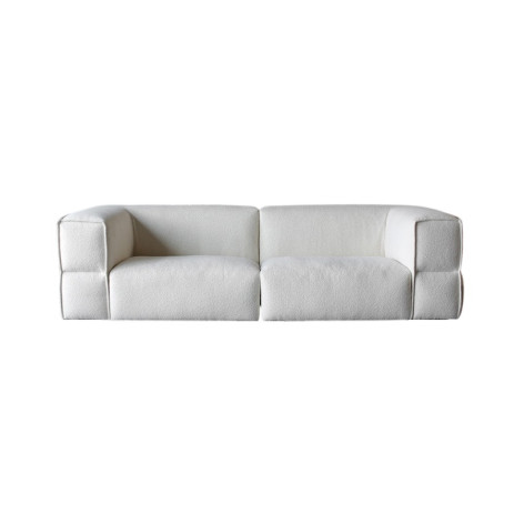 Диван-трансформер бескаркасный 200*95*65 см ППУ 30D текстиль бежевый 2 кор Baizheng