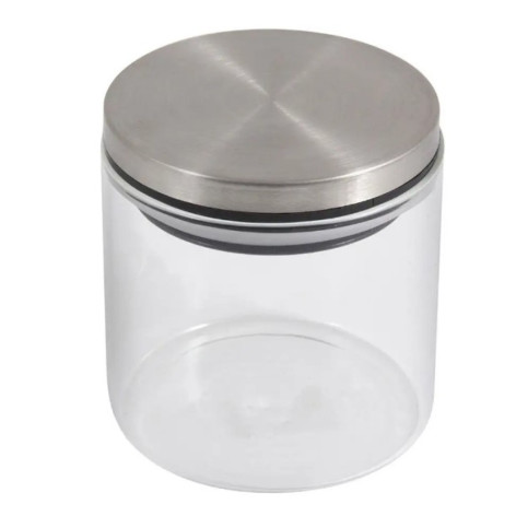 Банка стеклянная для продуктов 300 мл крышка металл под упак Oceano Mallony