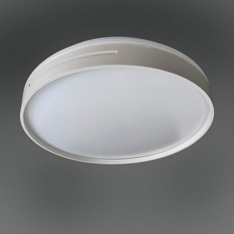 Светильник потолочный светодиодный 50 см 60 Вт 25м2 2 цвета акрил пульт белый Baizheng