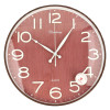 Мини фото Часы пластиковые настенные кварц  34 см круг бордовый Baizheng