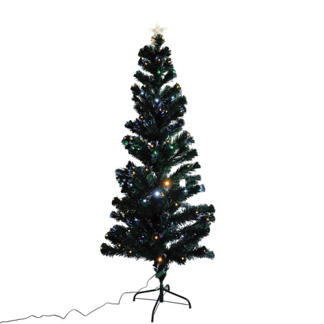 Ель светодиодная 120 см led мультиколор светящиеся кончики веток пласт подставка 71 Fex