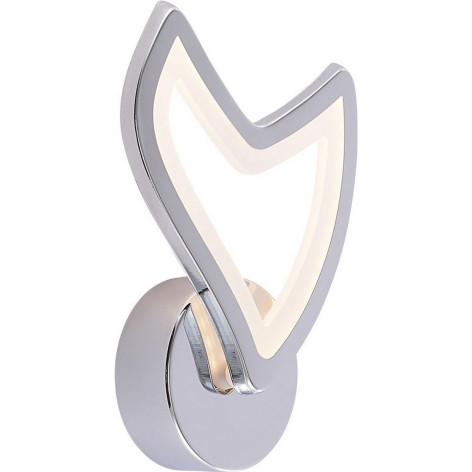 Бра светодиодный 1 плафон 23*16*5 см 20Вт 900LM 9м2 2 цвета пластик хром Baizheng