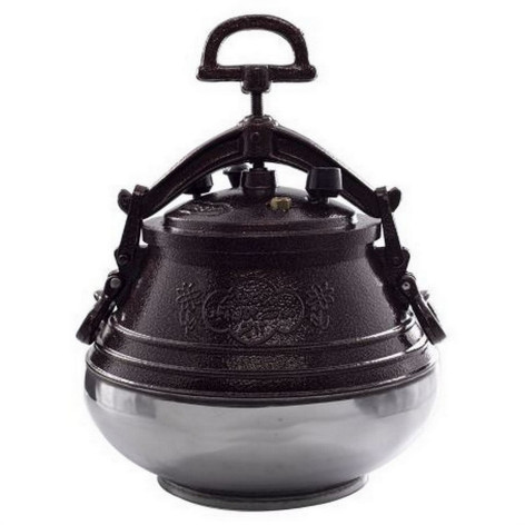 Казан алюминиевый 10 л двухцветный с боковыми ручками Афганский Rashko Baba