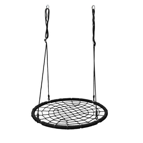 Кресло-качели подвесное Baizheng, до 120кг, черный, 100см