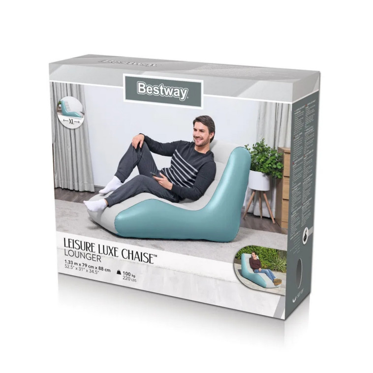 Мини фото №2 Кресло надувное 133*79*88 см до 100 кг Leisure Bestway