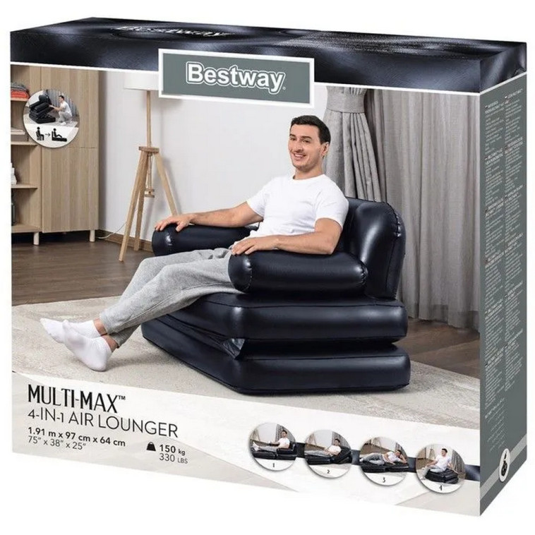 Фото №1 Кресло надувное 191*97*64 см раскладное Multi-Max 4-в-1 BestWay