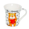 Мини фото Кружка фарфоровая 310 мл Be happy Olaff