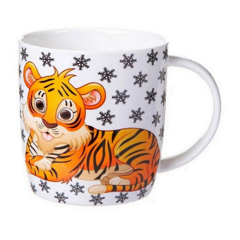 Кружка фарфоровая 380 мл Удивительный мир Olaff