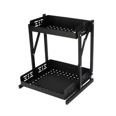 Полка металлическая для кухни 33,5х28,5х37,5 см 2-х ярусная микс BD-HP478 Baizheng