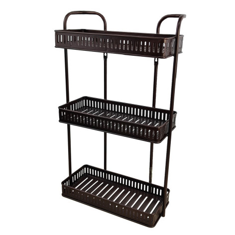 Полка металлическая для ванной 3-х ярусная 35*16*60 см BD-HP004 Baizheng