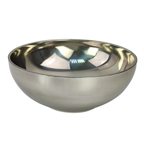 Миска нержавеющая сталь 18 см 0,8 л матовая стальной Проф Baizheng