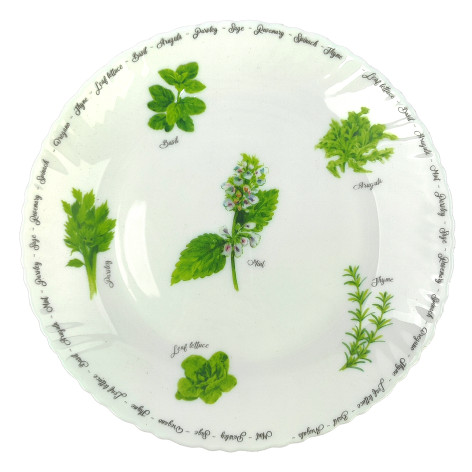 Тарелка стеклокерамическая обеденная 24 см Verdi Коралл