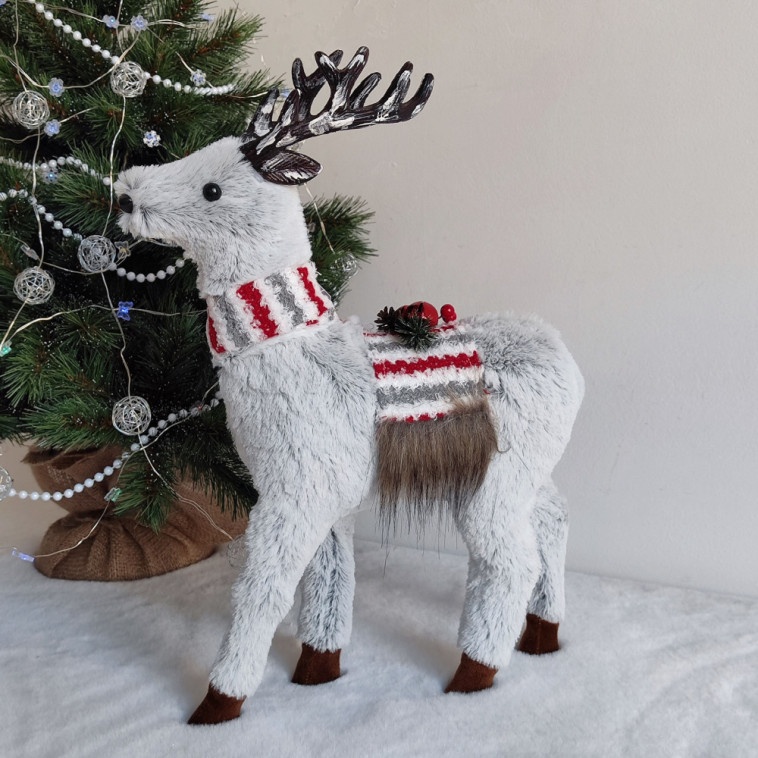 Картинка Фигурка новогодняя 45*31*11 см микс Олень NP-5022 Fex