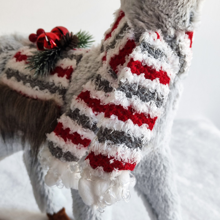 Cнимок Фигурка новогодняя 45*31*11 см микс Олень NP-5022 Fex