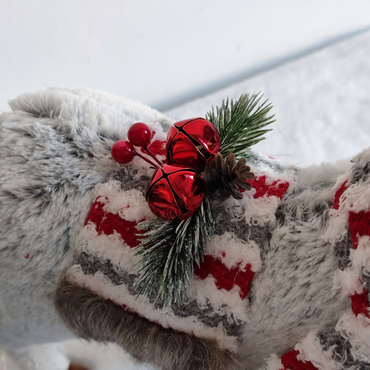 Рисунок Фигурка новогодняя 45*31*11 см микс Олень NP-5022 Fex