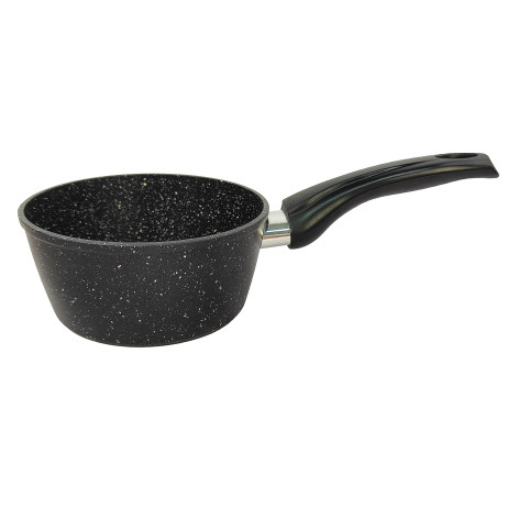 Ковш алюминиевый  1 л съемная ручка стекл крышка под упак Шоколад Горница