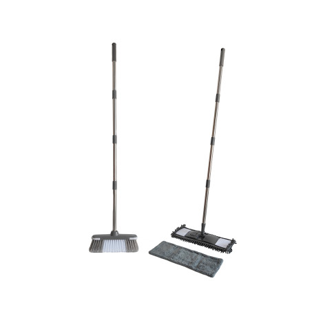 Набор пластиковый для уборки №07 комплект 5 предметов Графит Baizheng