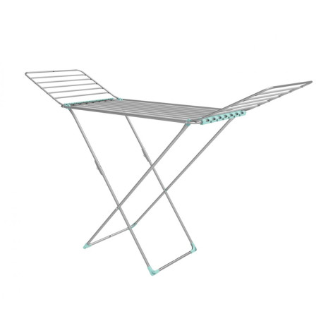 Сушилка металлическая напольная для белья 18 м 1770*535*1115 мм серебряный Nika