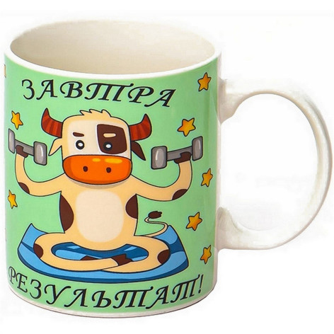 Кружка фарфоровая 350 мл Лидер Olaff