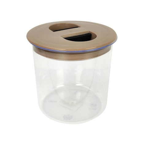 Емкость пластиковая для сыпучих продуктов 0,6 л круглая Полимербыт