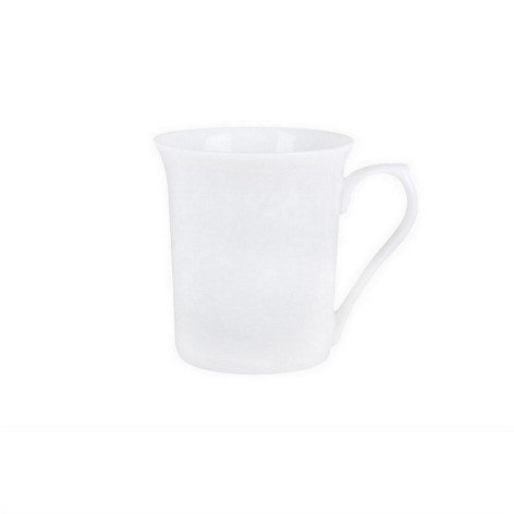 Кружка фарфоровая 240 мл белый Barista Коралл
