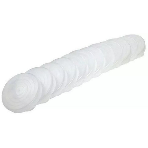 Набор пластиковых крышек 10 шт d 82 см к стеклобанке Летняя