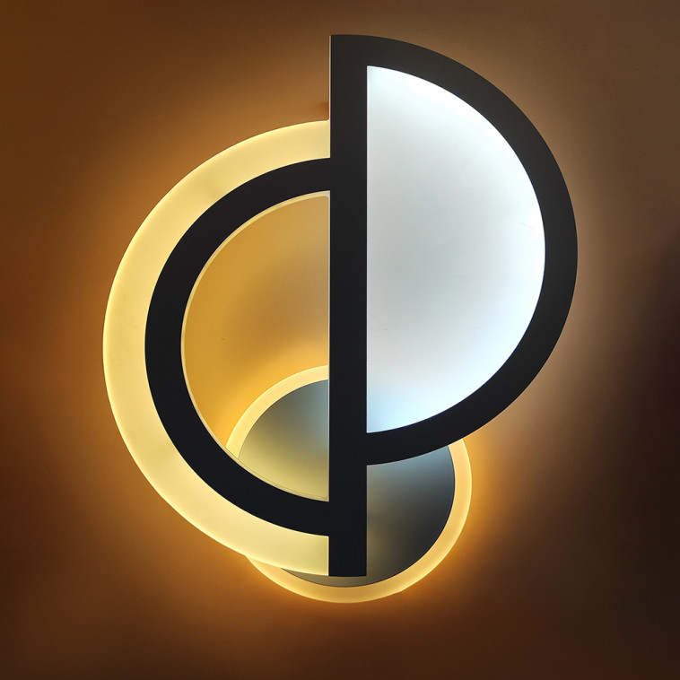 Картинка Бра светодиодный 1 плафон 34*25,5*7 см 16Вт 4000 LM 8м2 акрил 3 цвета белый Baizheng