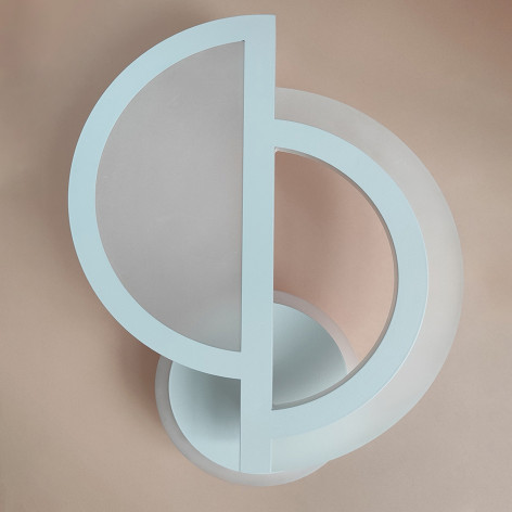 Бра светодиодный 1 плафон 34*25,5*7 см 16Вт 4000 LM 8м2 акрил 3 цвета белый Baizheng