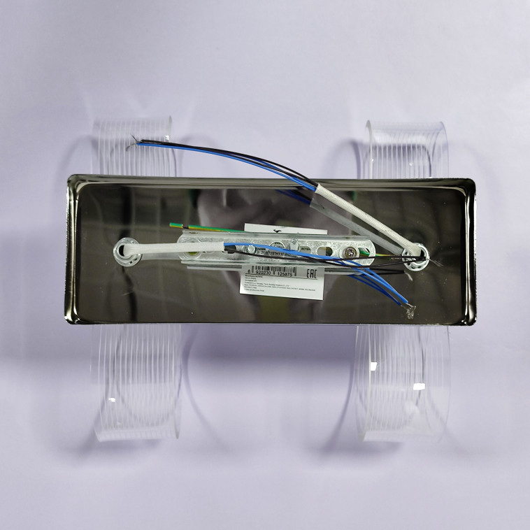 Мини фото №2 Бра светодиодный 2 плафона 26*21,5*11 см 24Вт 6000 LM 10м2 акрил 2 цвета Baizheng