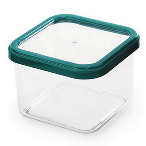 Емкость пластиковая для сыпучих продуктов 0,6 л квадратная CUBBO BRIGHT Полимербыт