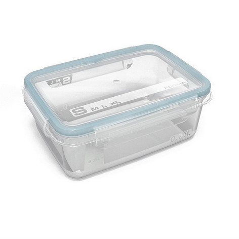 Контейнер пластиковый 0,75 л 163х118х64 мм с крышкой микс М Экстра Лок Light Полимербыт