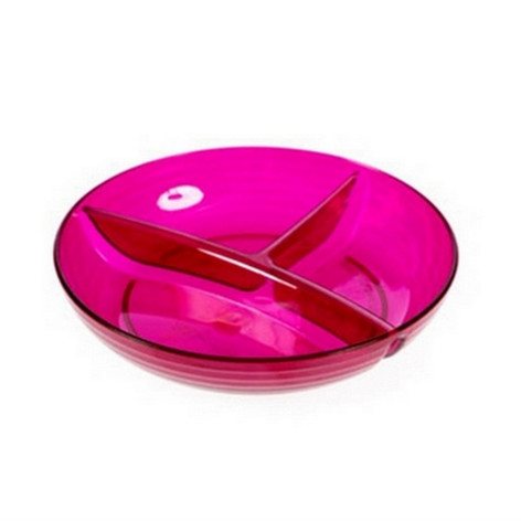 Менажница пластиковая 12*2,4 см гранат полупрозрачный Fresh Berossi