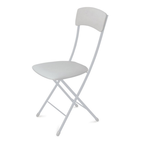 Стул металлический складной 930*395*545 мм светло серый/матовый серый Ника 2 Nika
