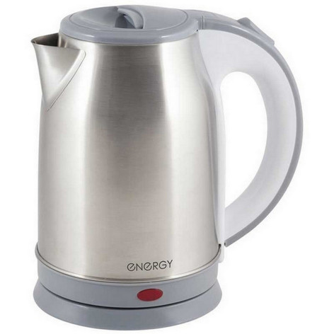 Чайник металлический электрический 1,8 л 1,5 кВт диск металлик E-202 Energy