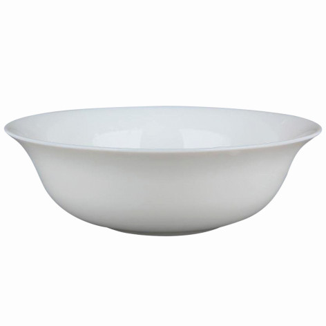 Салатник стеклокерамический  16,5 см 560 мл белый Blank Коралл