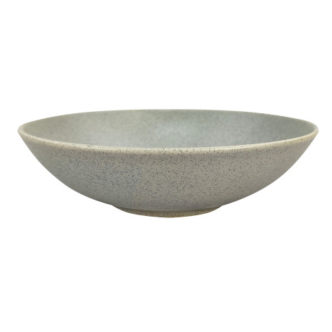 Тарелка керамическая суповая 21 см 800 мл серый мрамор Alfa Мфк