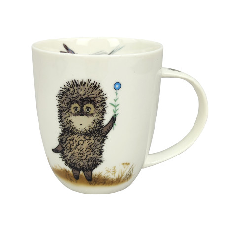 Кружка фарфоровая 420 мл микс под упак Ежик в тумане NB209-14M2 Коралл