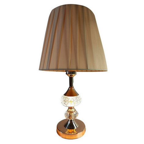 Лампа настольная 25*42 см Е27 40Вт тканевый абажур Baizheng