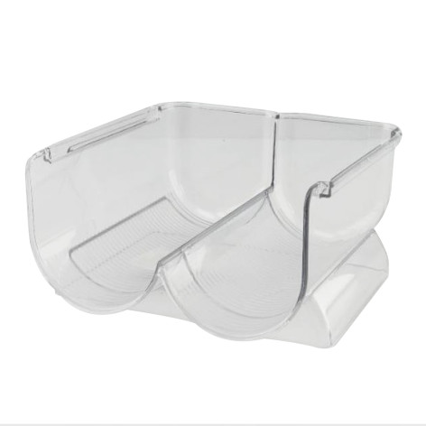 Подставка пластиковая для бутылок 20х20.5х10.5 см прозрачный Baizheng