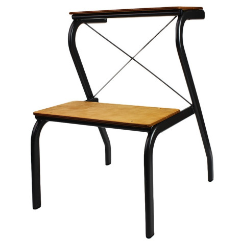 Табурет-стремянка металлический 43х44х56 мм графит Конек ЗМИ